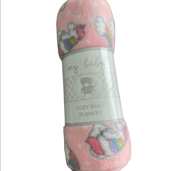Unicorn super soft baby blanket - Picture 2 of 3